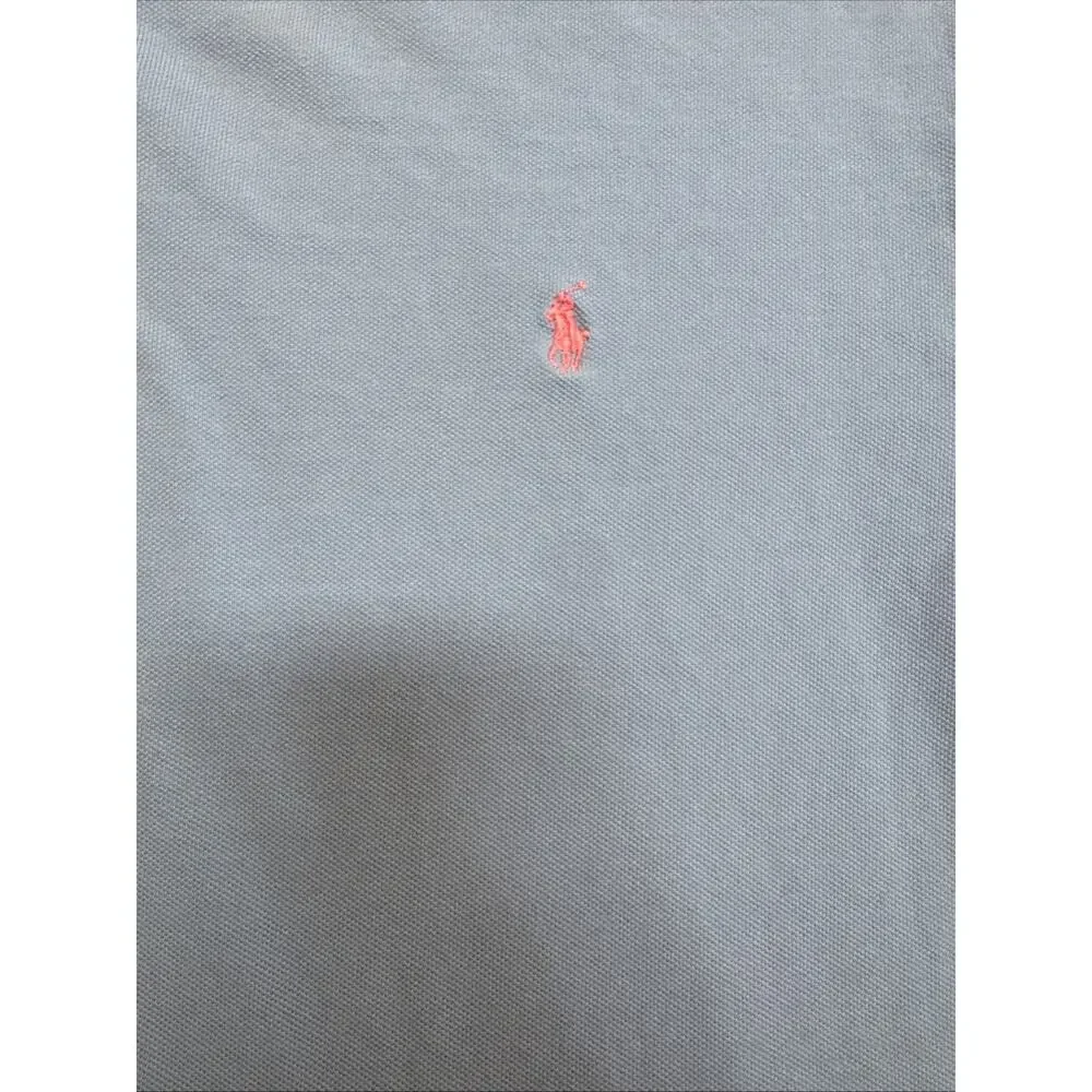Ralph Lauren Polo Shirt Men's Big & Tall (XLT)Light Blue Preppy Pink Pony Classy